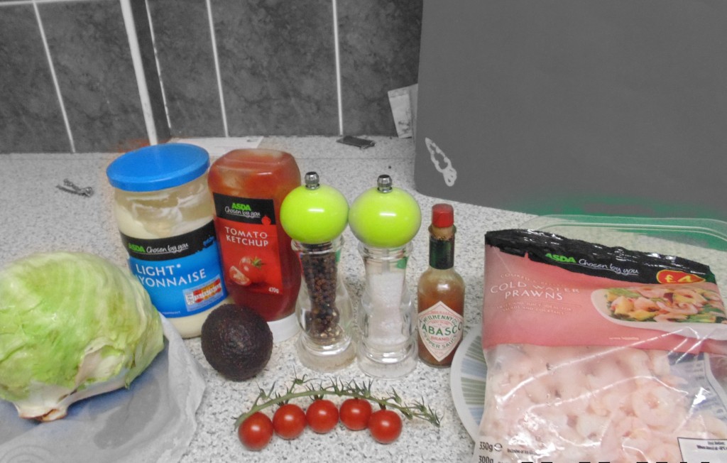 Ingredients For Pain Free Prawn Cocktail