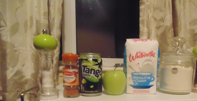 Ingredients For Tango Fritters, Ice Cream and Caramel Sauce