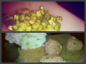 Mashed Potatoes with Spring Onions - Serving Suggestions To Accompany Dean Edwards Thai Pork Meatball Curry