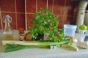 Ingredients for Leek and Potato Soup