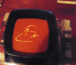 Mediterranean Roasted Red Pepper and Tomato Soup
