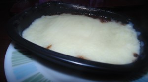 Bisto Cottage Pie Served in it's Tray