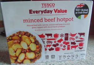 Ready Meal Monday - Tesco Beef Hot Pot in it's Box