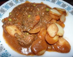 Ready Meal Monday - Tesco Beef Hot Pot Plated and Ready To Eat