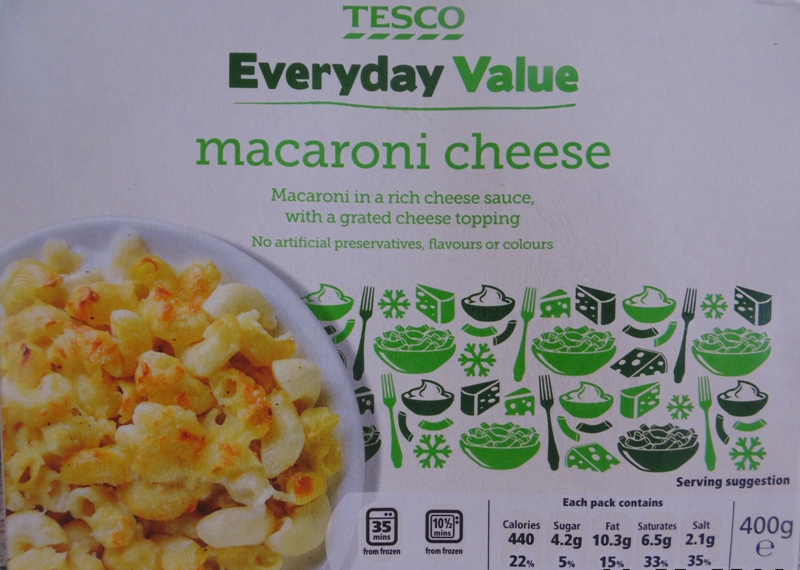 Ready Meal Monday - Tesco Macaroni Cheese In Its Box