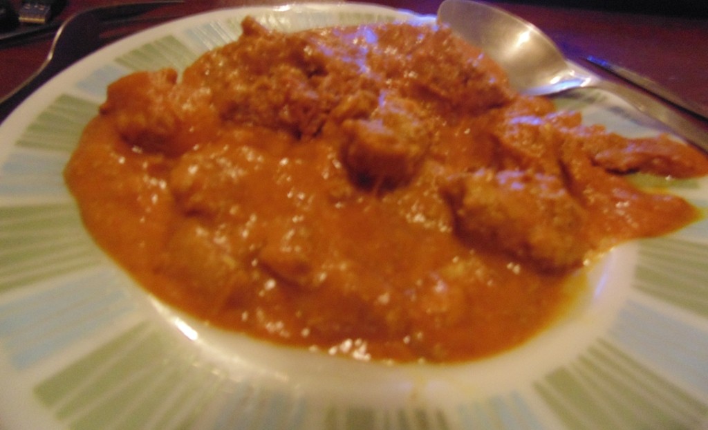 Authentic Curry Company Chicken Tikka Masala Served Ready For Eating
