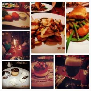 Collage Of Photographs Of The Food From Demiro's