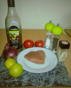 Ingredients for Strictly Supper #3, Salsa Sesame Tuna