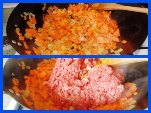 Stage One Of Frying The Carrots, Onions and Mice For The Comforting Classics - Shepherd's Pie