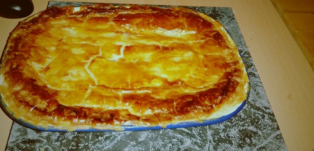 Chicken, Pek, Leek and Sage Leftover Pie Fresh From The Oven