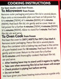 Time-Saving Tuesdays Asda Chilli Con Carne and Rice - Cooking Instructions
