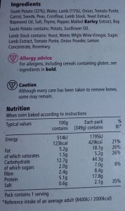 Time-Saving Tuesdays – Tesco Classic Lamb Hot Pot - Nutritional Information