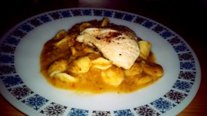 Oven Roasted Chicken Breast with Orecchiette Pasta 