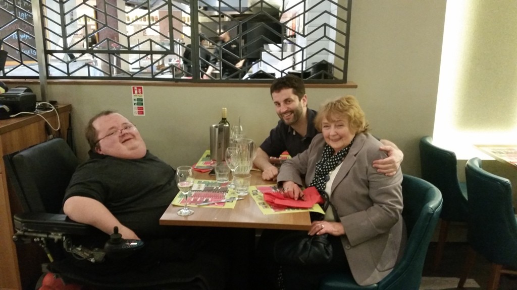 Margaret, Greg and I at FED Cardiff