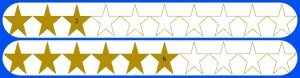 3 and 6 Stars