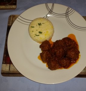 My Dean Edwards Lamb Kofta Curry and Saffron Rice From Dinner Party #2