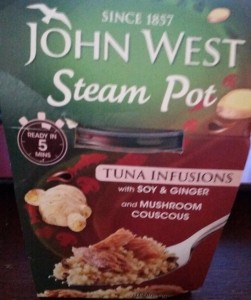 Time-Saving Tuesdays – John West Tuna Infusion Steam Pot - Front Of The Package