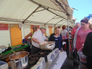 Cardigan Bay Seafood Festival 2015 - Chef's cooking up a storm