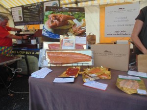 Cardigan Bay Seafood Festival 2015 - The Black Mountain Smokery's stall