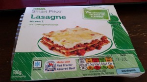 Time-Saving Tuesdays – Asda Smart Price Value Lasagne In It's Box