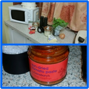 Homemade Microwaveable Tomato Risotto Ingredients