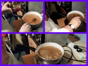 The process of flavouring the stock - Strictly Suppers 2015 #4 Rumba Chicken and Rice
