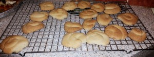 Strictly Suppers #6 - Viennese Waltzing Whirls cooling on a wire cooling rack