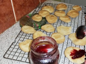 Strictly Suppers #6 - Viennese Waltzing Whirls filling them with jam