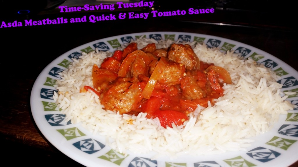 Time-Saving Tuesday – Asda Meatballs and Quick and Easy Tomato Sauce