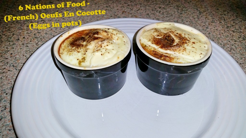 6 Nations of Food – Eggs in pots (oeufs en cocotte)