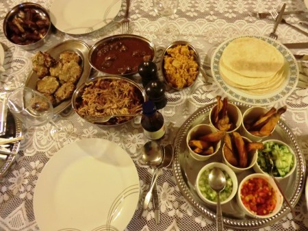 Mother's Day 2016 - The main courses ready to be eaten