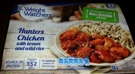 Time-Saving Tuesday – Weight Watchers Hunters Chicken with Brown and Wild Rice in its packaging