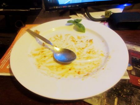 Theo Randall's Tomato Risotto - all gone!
