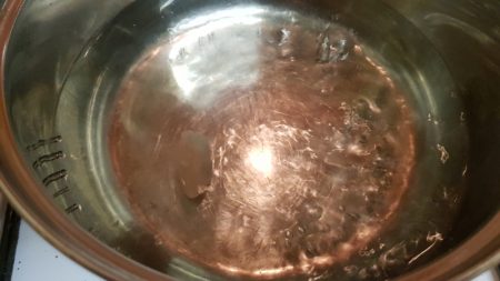 Pasta Rock in boiling water