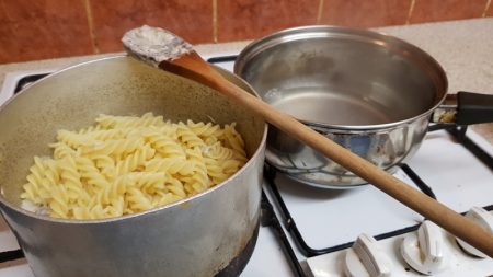 Add the pasta to the sauce