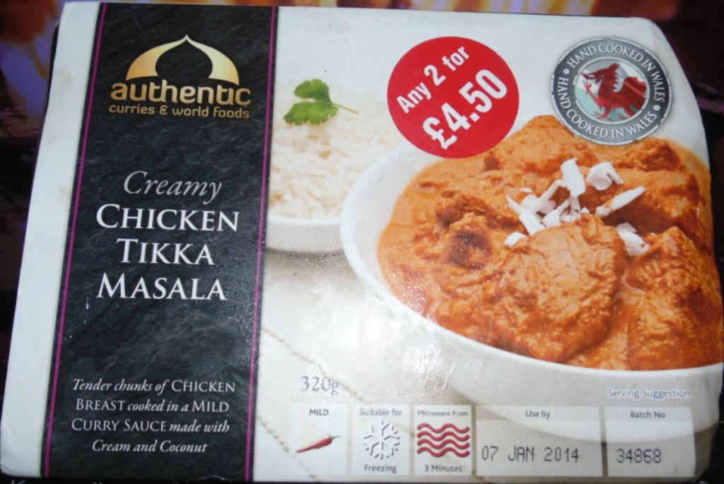 Authentic Curry Company Chicken Tikka Masala Box