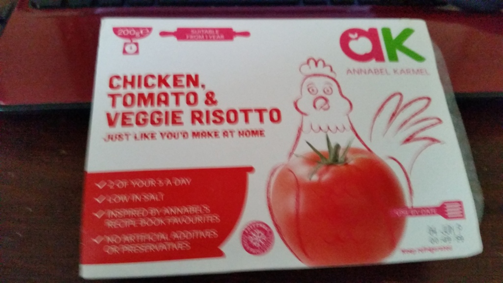 Time-Saving Tuesdays – Annabel Karmel Chicken, Tomato and Veggie Risotto in it's box