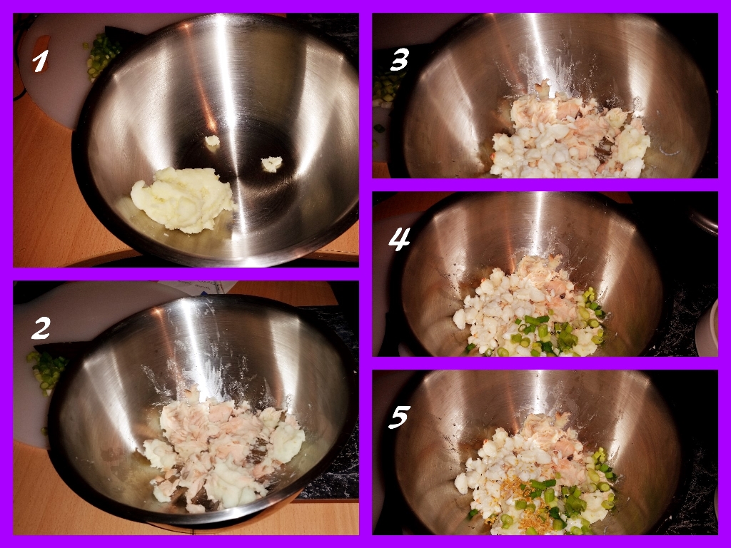 Strictly Suppers 2015 #3 Quick Step Leftover Fishcake - The process of making the fishcakes
