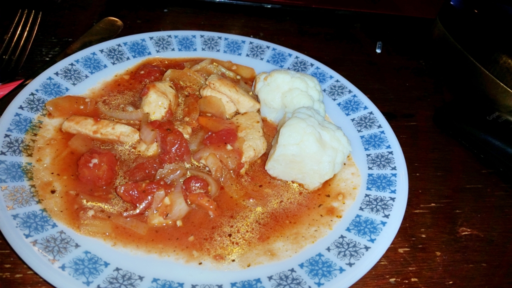 6 Nations of Food – Mediterranean Chicken and Cauliflower - Ready to eat, served with boiled cauliflower